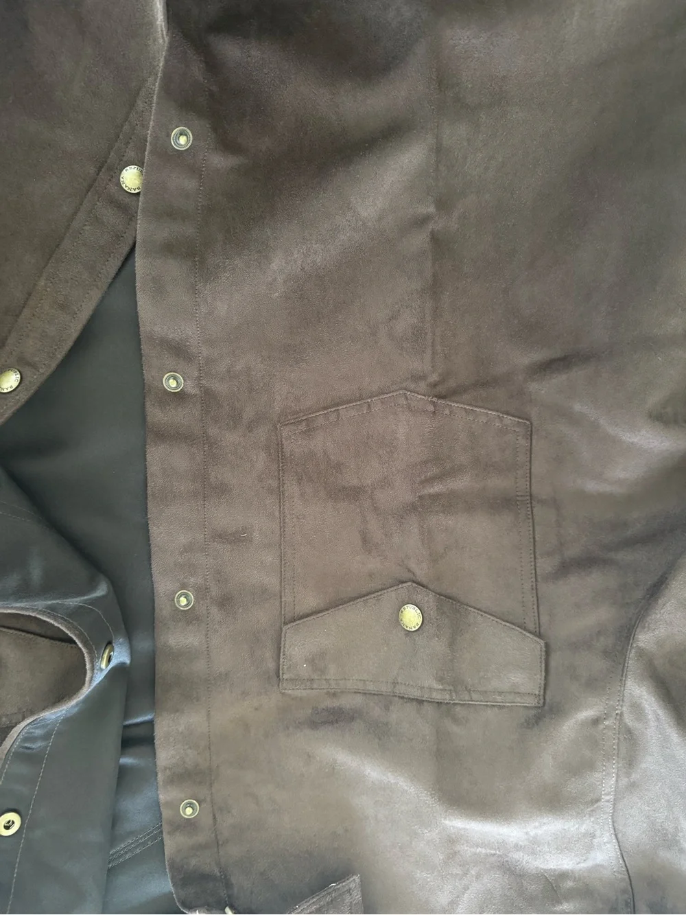 Banana Republic Brown Suede Shirt Jacket